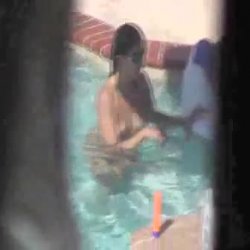 Naked Neighbor Skinny Dipping In Her Pool Porn Erome