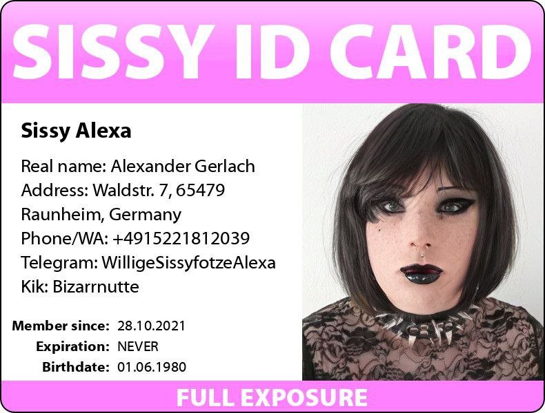 sissy Alexa the exposed bimbo goth slut #hzM0uJRR